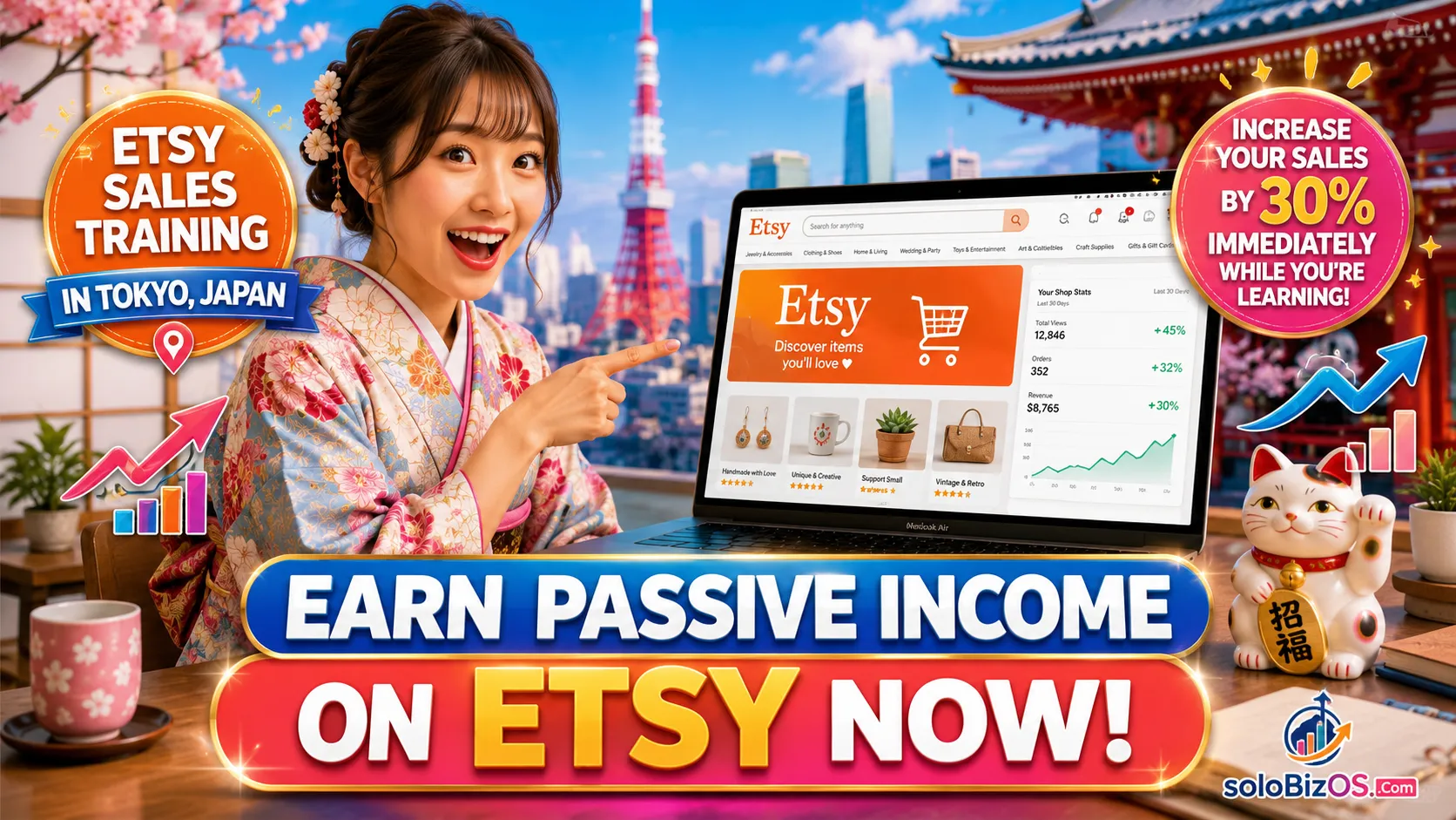 Advertisement for traditional Japanese persimmon fruit - Thumbnail Image 01